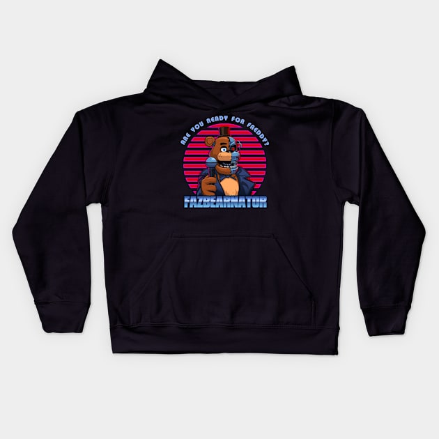 Fazbearnator Kids Hoodie by Scud"